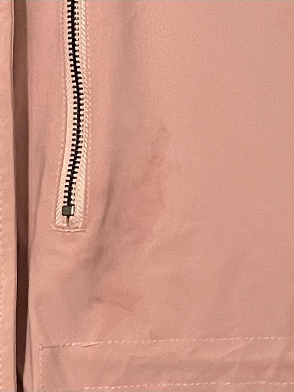 Women's Dusty Pink Insulated Parka with Fur-Trim Hood - Picture 4 of 4